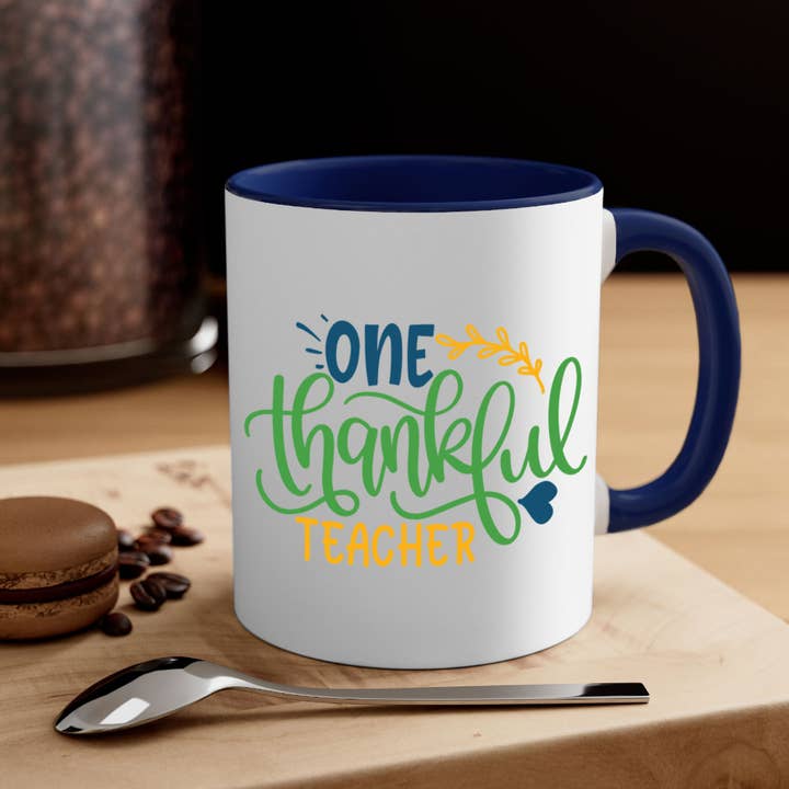 Mugs R Us - Vendita all'ingrosso Tazza - one thankful teacher Style 156#- Tazza da insegnante/tazza da caffè7