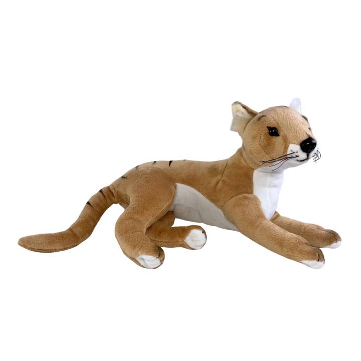 Bocchetta Plush Toys – wholesale Fyllda/plyschleksaker - Barn och baby – Theo - Tasmansk tiger - 40 cm, liggande2