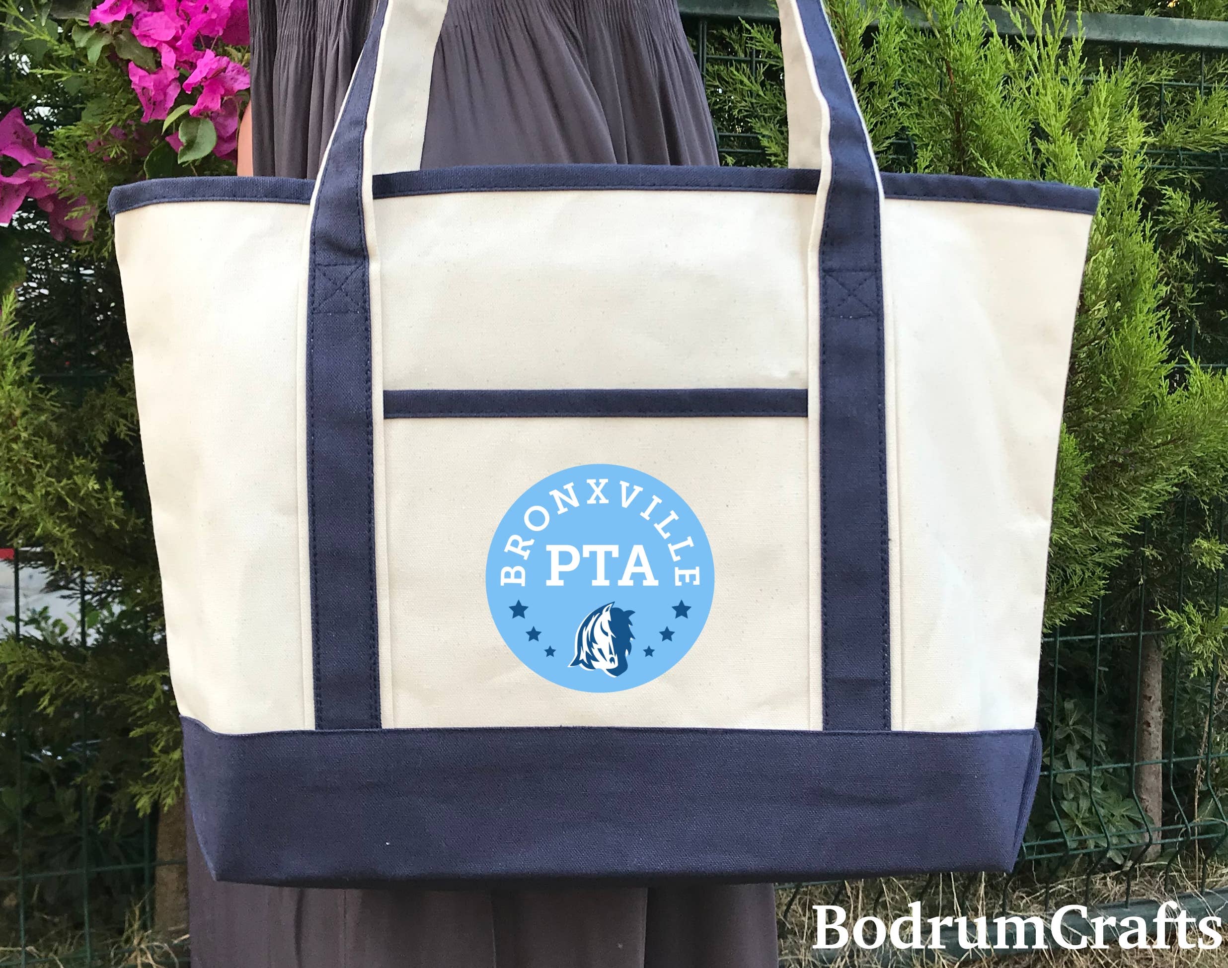 BodrumCrafts - Wholesale Tote Bag - Women's - Everyday Essential Canvas Tote Bag with Logo1
