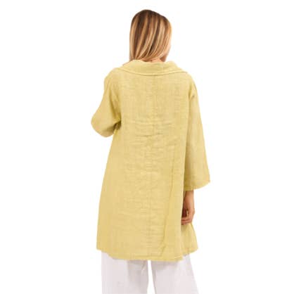 VeraMay - Wholesale Shirt – Women’s - 6382 Wasabi Vera May Italian Linen Top1