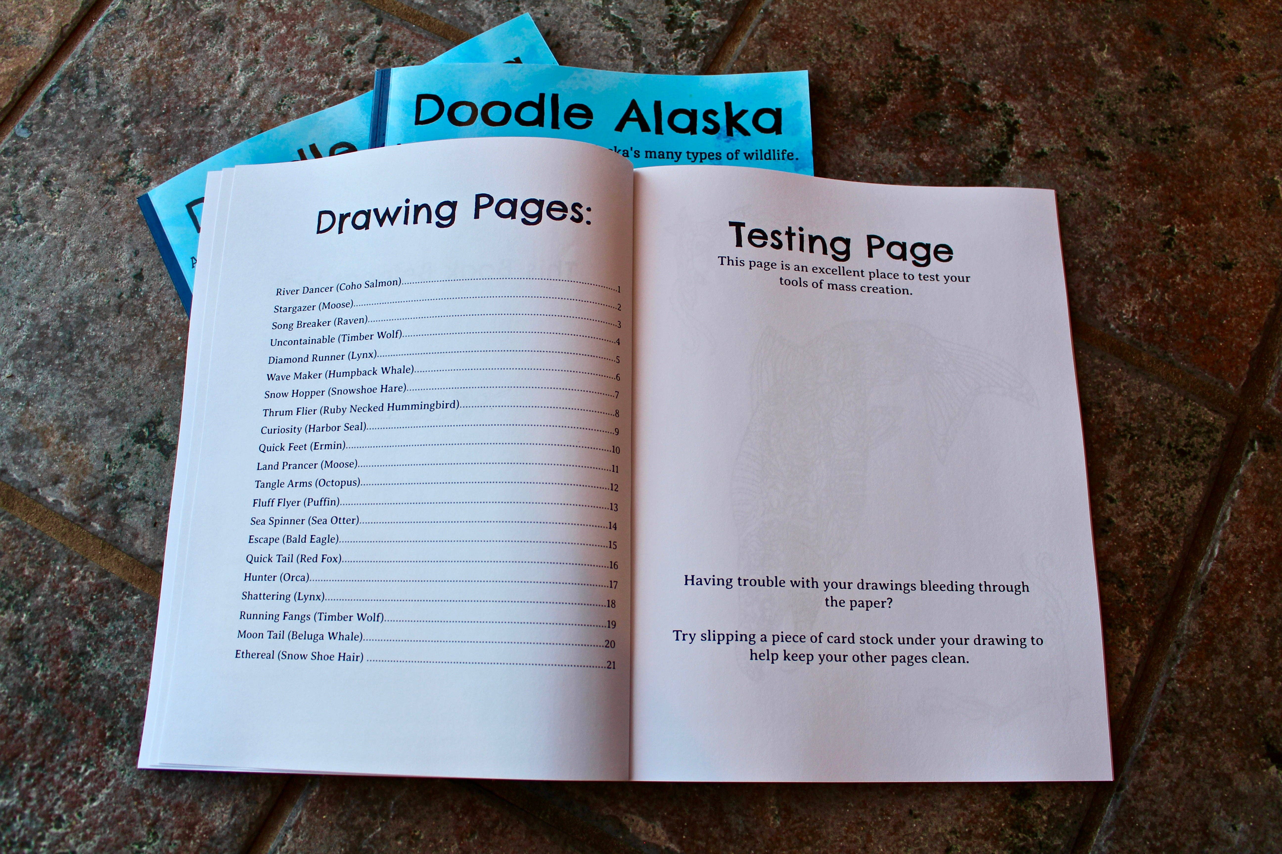 FJ Creations - Wholesale Coloring & Activity Book - Adult - Doodle Alaska Coloring Book3