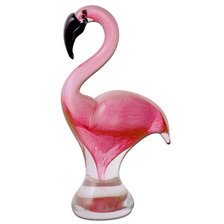 Glass Flamingo for wholesale by RIKARO