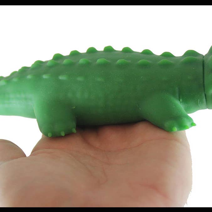 Curious Minds Toys - Venta al por mayor Pelota antiestrés - Niños - 1 bola hinchable de cocodrilo, juguete de terapia sensorial lleno de aire para terapia sensorial
