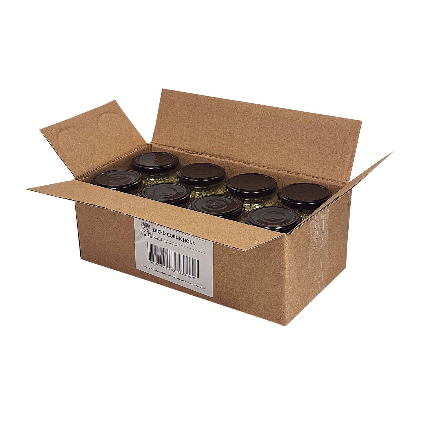 Divina - Wholesale Pickled Vegetables - Diced Cornichons1