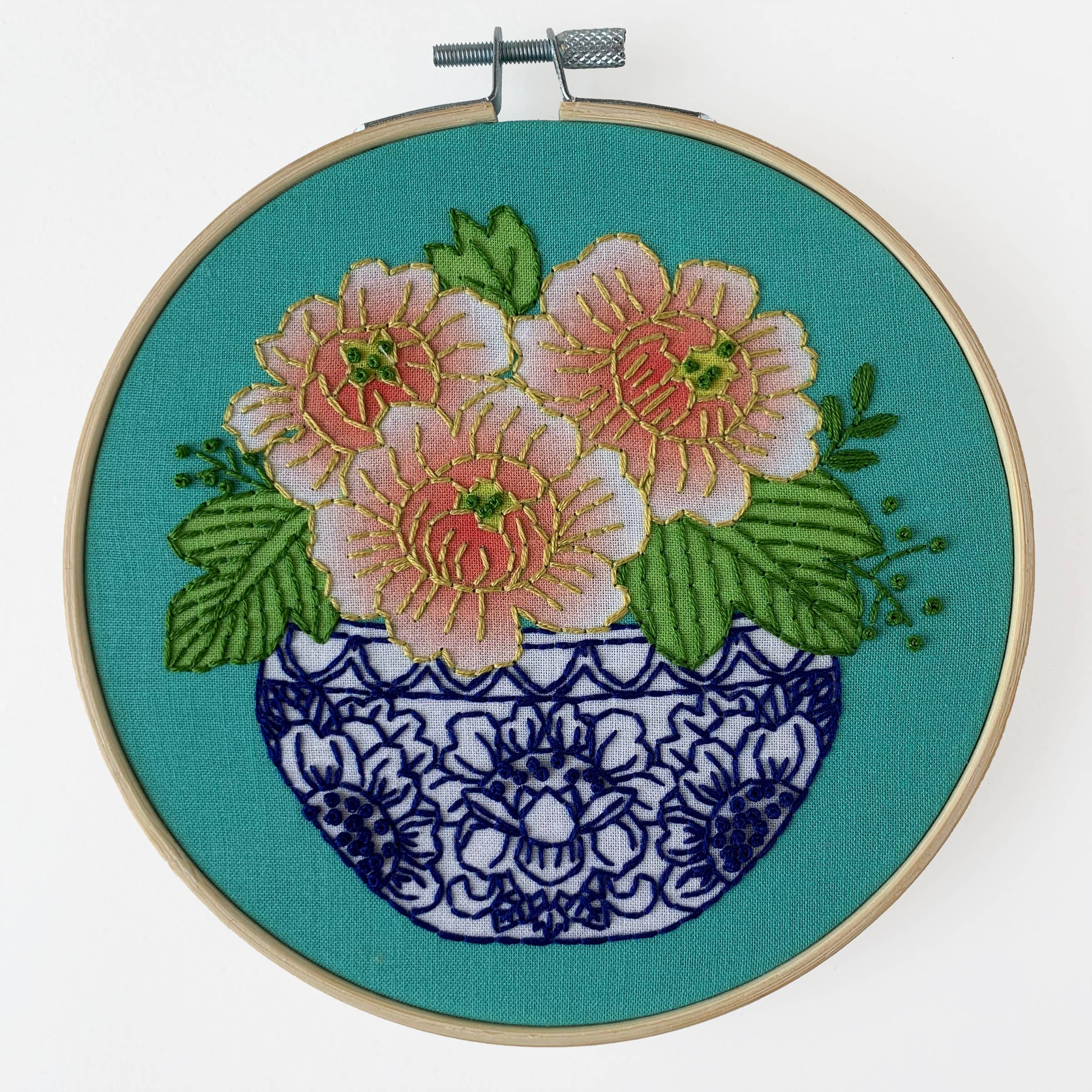 Rikrack - Wholesale Embroidery/Cross Stitch Supplies - Peony Embroidery Kit1