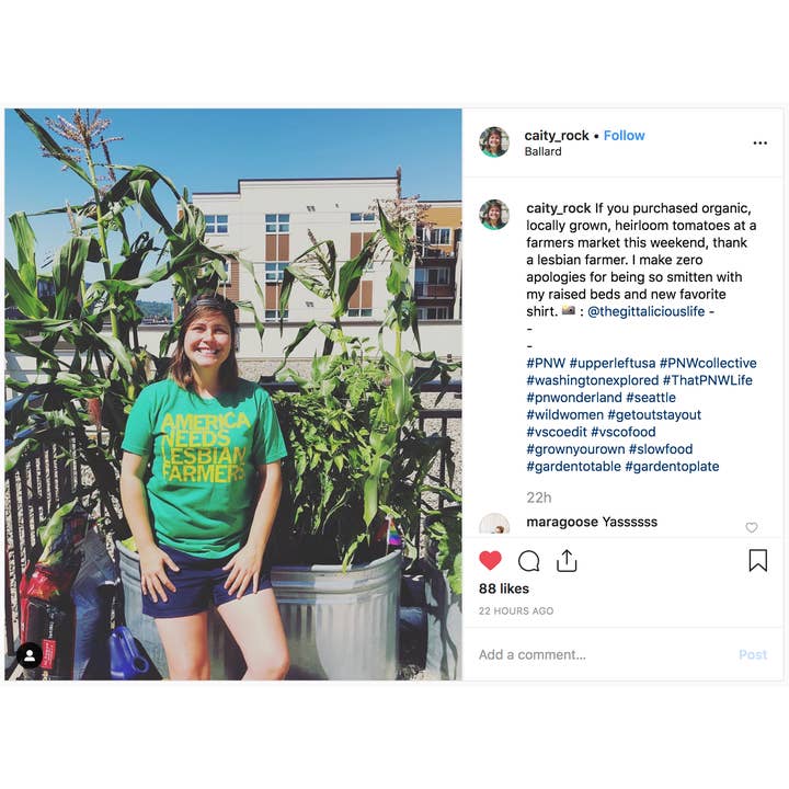 RAYGUN – T-shirt estampada - Unissexo por atacado – Agricultoras Lésbicas4