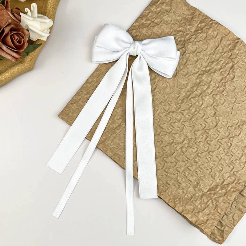 MKS America - Wholesale Hair Clip - Women's - Saylor layered ribbon bow hair clips 16 colors1