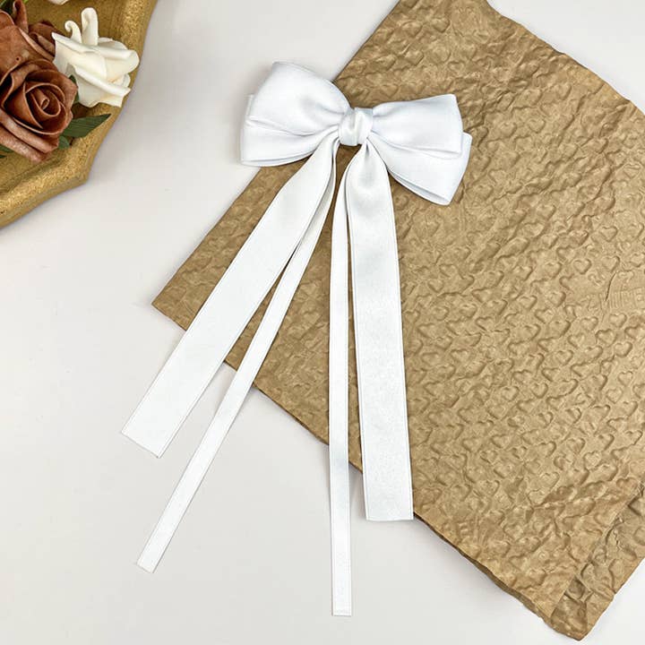 MKS America - Wholesale Hair Clip - Women's - Saylor layered ribbon bow hair clips 16 colors1