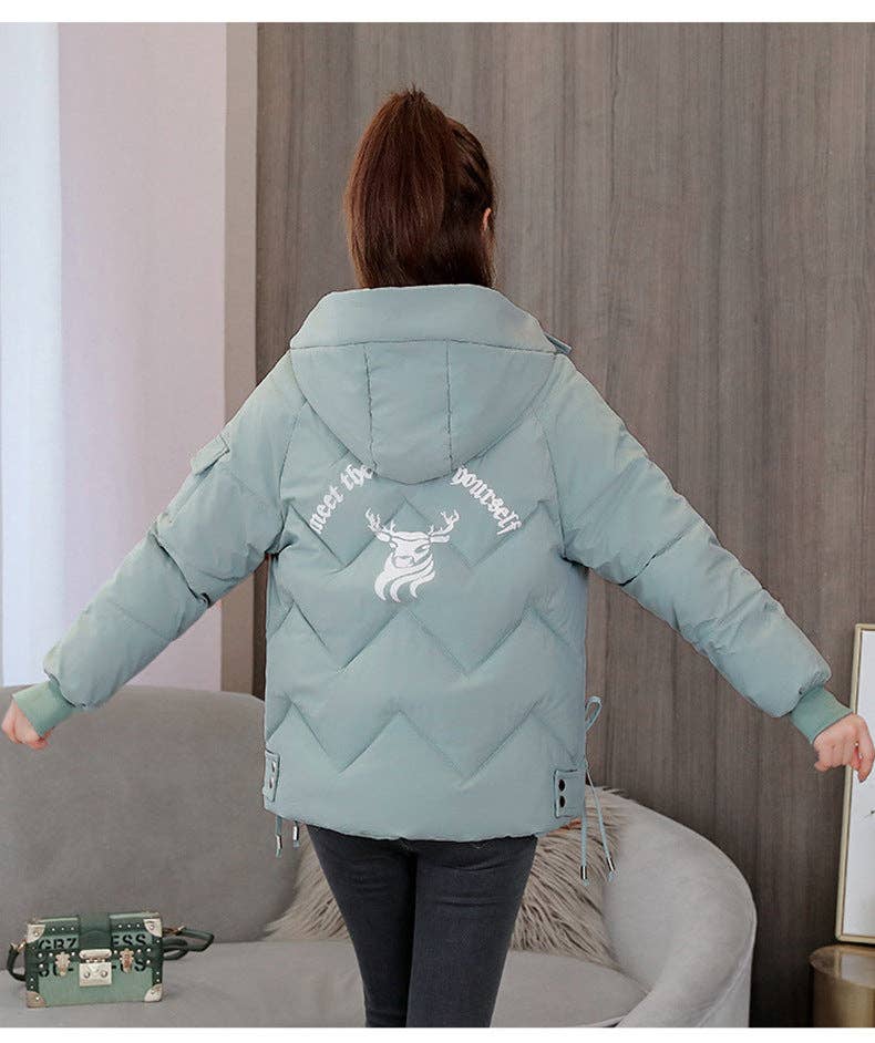 Marayn - Wholesale Puffer Jacket - Women's - Chic 2025 Winter Puffer Jacket Korean Style Warm Loose #235