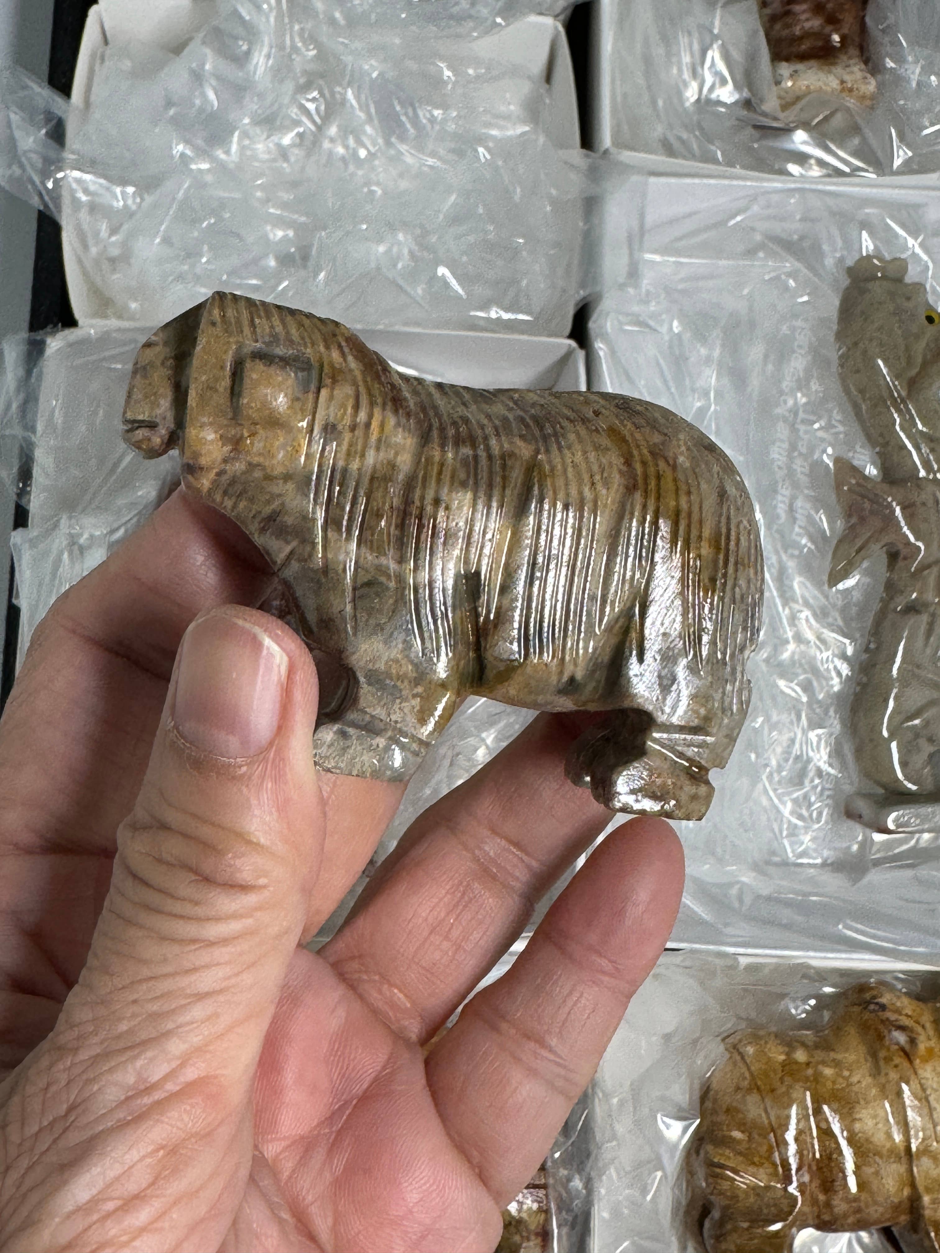 The 7 Directions - Wholesale Decorative Figurine - 9 pc flat animal carvings FT84 Lions angels and more8