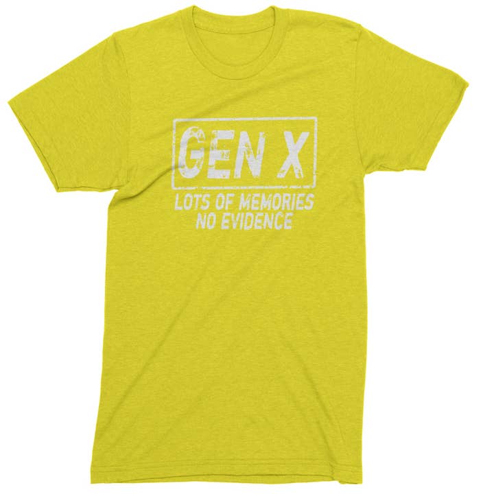Expression Tees - Wholesale Screen Printed T-Shirt - Men's - Gen X Lots of Memories No Evidence Nostalgia Mens T-shirt12