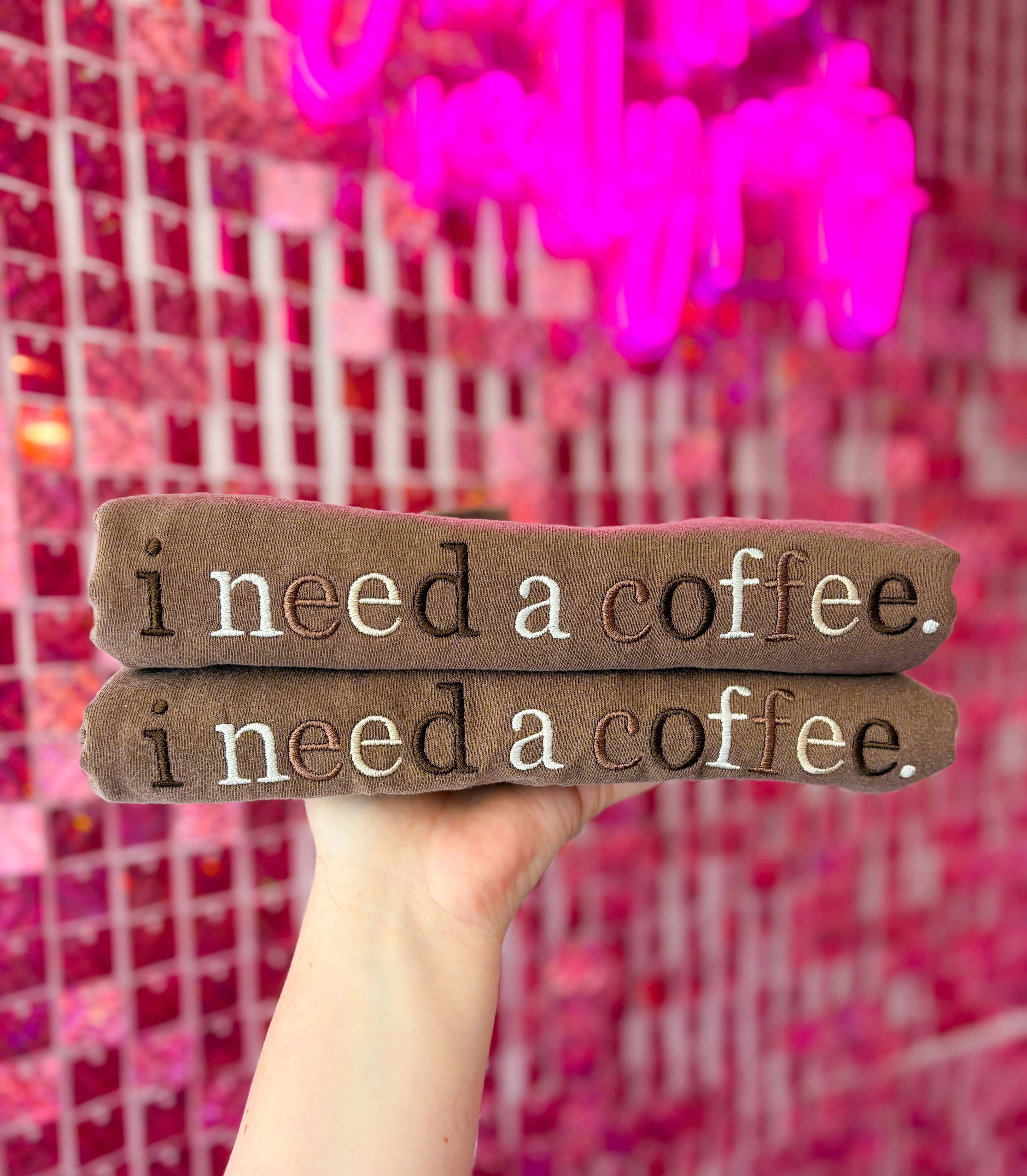 Espresso i need a coffee Embroidered Tee | Trendy tee, summer tshirt for wholesale on Faire5