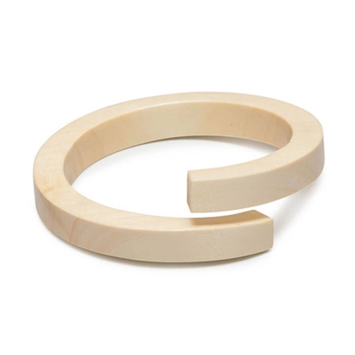 Vitt trä wrap över ARMRING för wholesale av BRANCH JEWELLERY