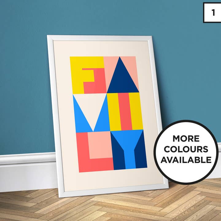 Family - Colour, For The Home Poster / Print for wholesale by Print Club North