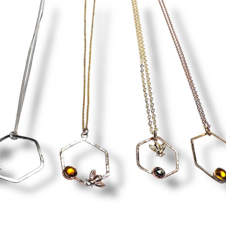 Bee Necklace for wholesale by Janine’s Jewelry Design
