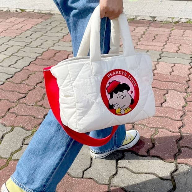 Little Light - Wholesale Shoulder Bag - Women's - Premium Snoopy Quilted Shoulder Bag3