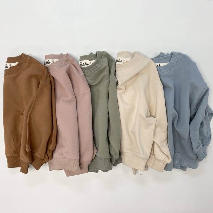Burkie Baby - Wholesale Sweatshirt - Kids - Burkie Baby Drop Shoulder French Terry Toddler Sweatshirt
