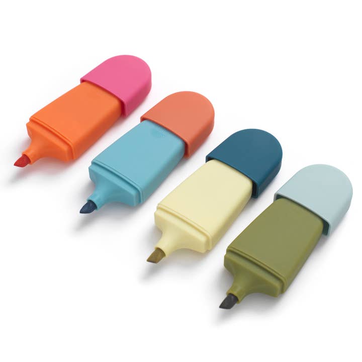 Papier - Wholesale Highlighter - Bright Ideas Mini Highlighters Set of 4