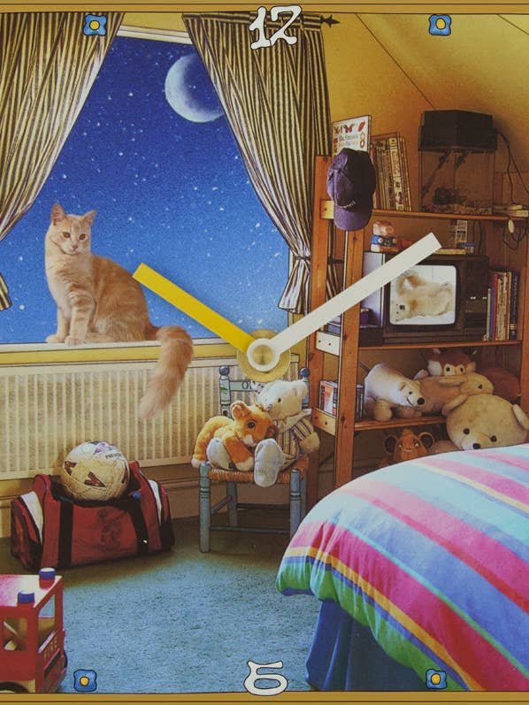 Sweet Dreams Collage klok voor wholesale door Lea Alboher