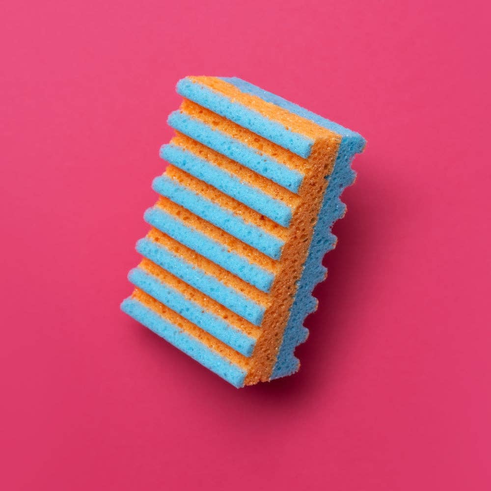 JAMPY - Venta al por mayor Pufs/esponjas de baño - Mr. & Ms. Sponge, esponja de baño sin látex e hipoalergénica, Made in Italy4