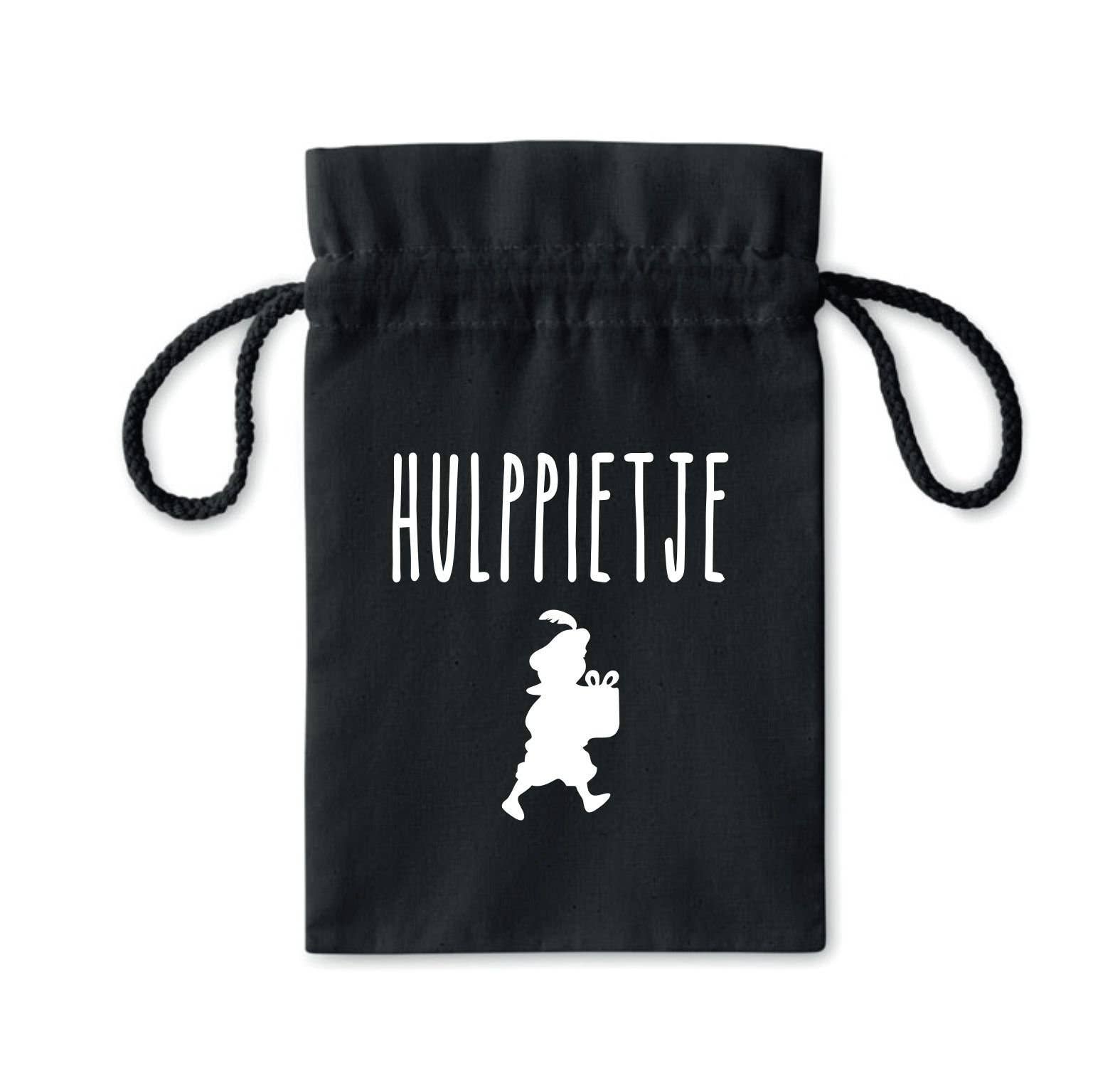 Sproetiz - Wholesale Gift Bag - Peppernut Bag 'Helper Pietje' Black