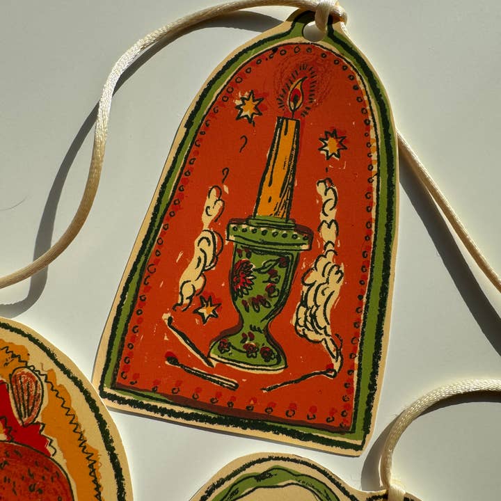 Tulips and Heather - Wholesale Bunting/Garland - Illustrated Paper Garland Christmas5