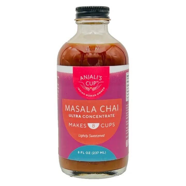 Masala Chai Ultra Concentrate, 8 oz - Chai Concentrate for wholesale by Anjali's Cup
