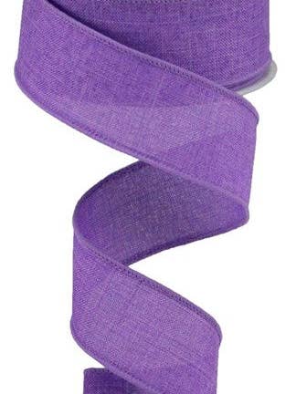 1.5" x 10yd Royal Burlap - Dark Lavender-RG1278WF for wholesale by General Wholesale Inc