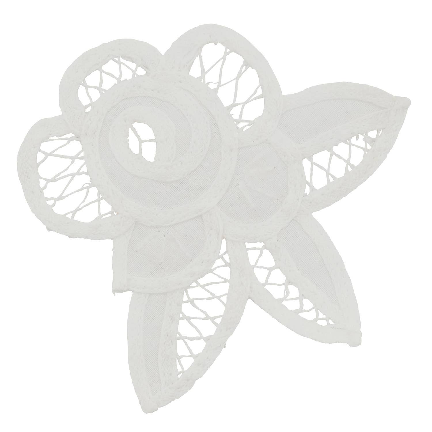 White Lace "Flower" Motif for wholesale on Faire1