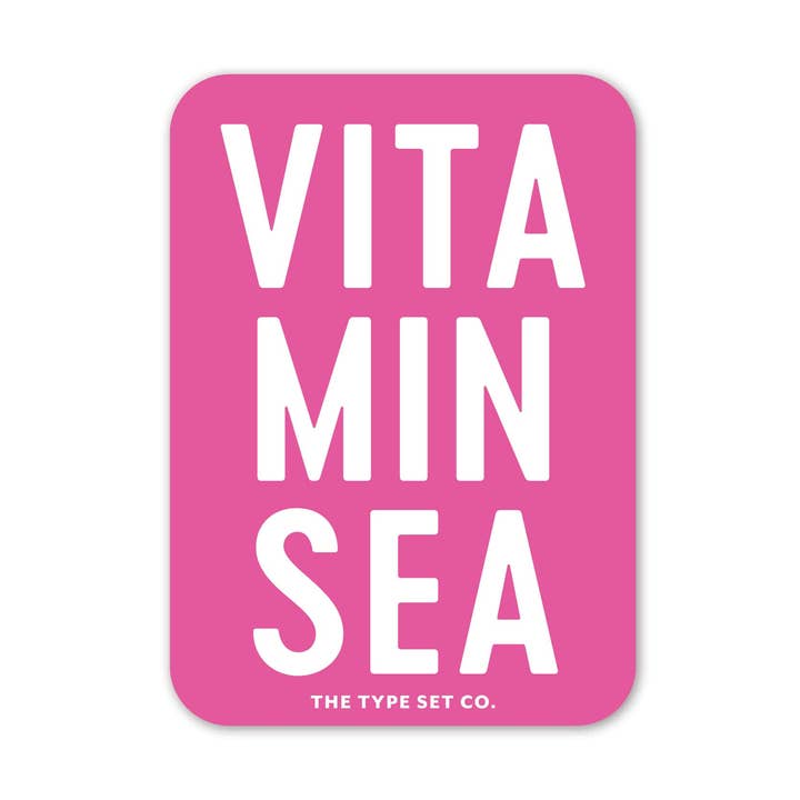 "Vitamin Sea" Vinyl Sticker for wholesale by The Stickerie