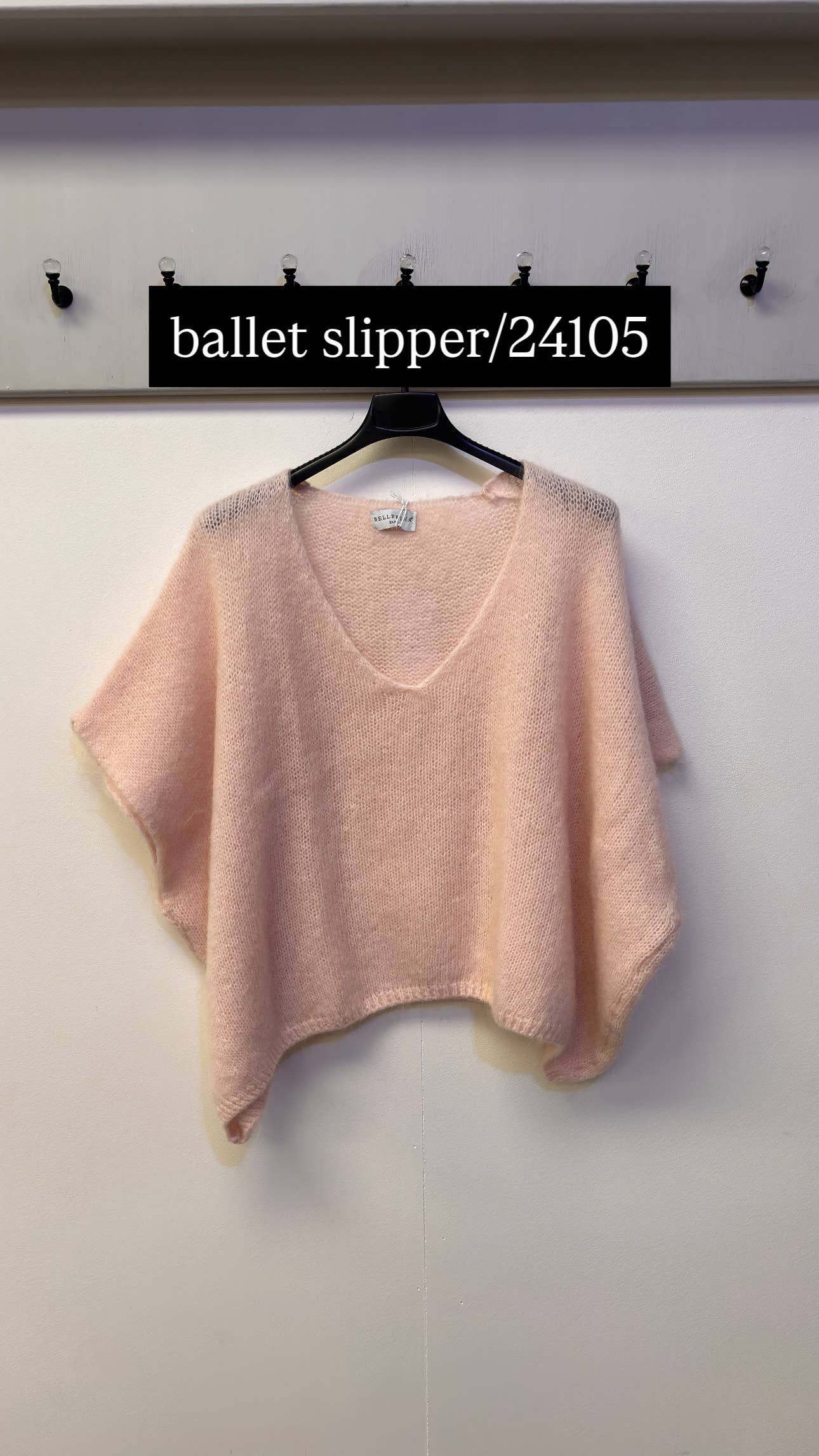 Terminal 1 Clothing – wholesale Tank top – Women′s – Mohair Drop Shoulder Tank Top3