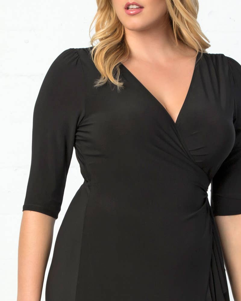 Kiyonna - Wholesale Jurk - Dames - Whimsy wikkeljurk - grote maten2