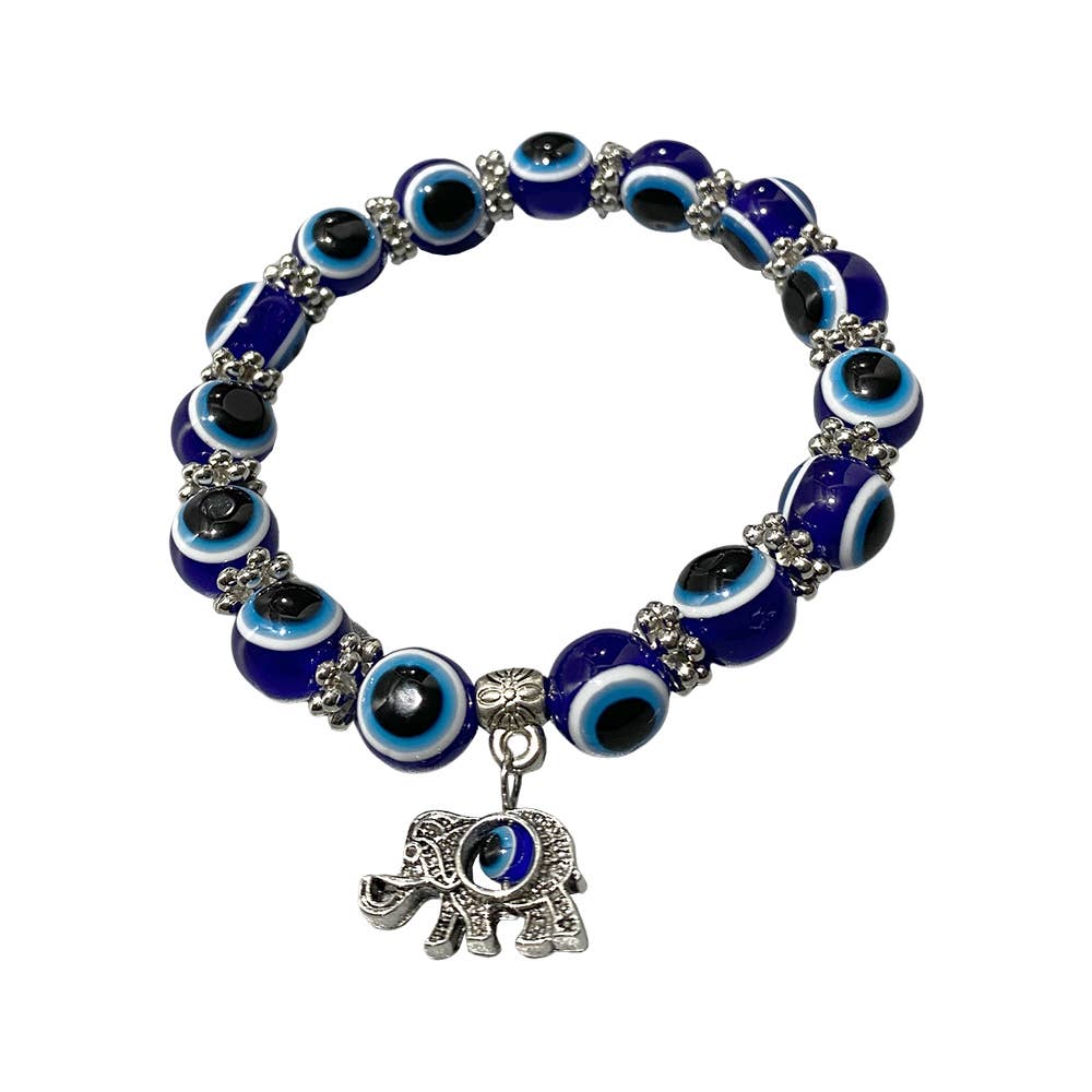 VIE - Wholesale Charm/Dangle Bracelet - 
Evil Eye Beaded Stretch Bracelet2