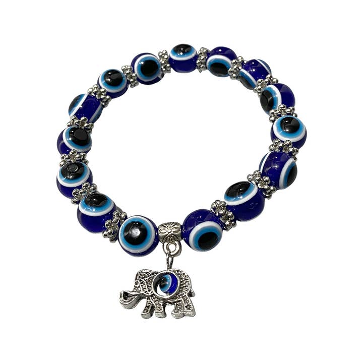 VIE - Wholesale Charm/Dangle Bracelet -
Evil Eye Beaded Stretch Bracelet2