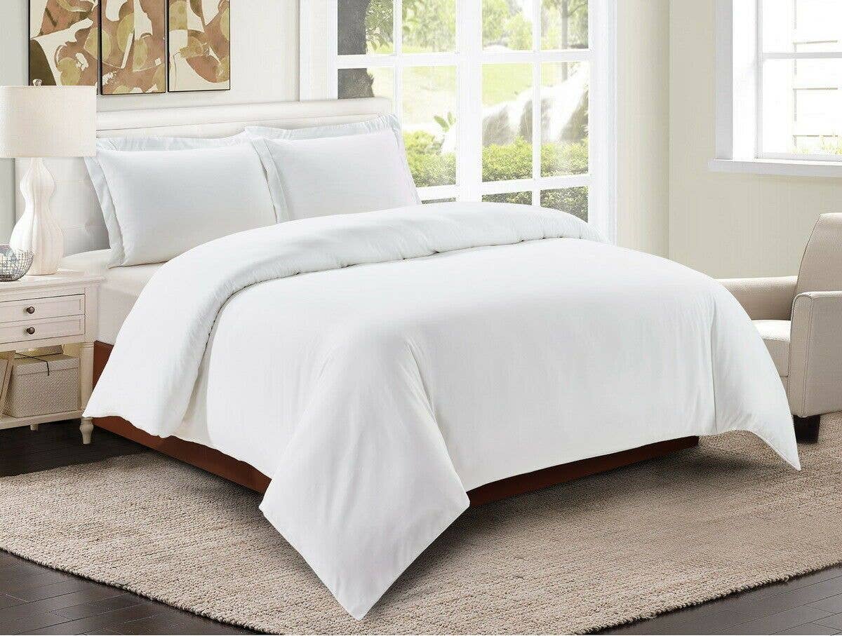 Cypress Linen / Bluff City Bedding - Wholesale Beddengoedset - Donsdekenhoes Set Superzacht Egyptisch Comfort 1800 Draads 3-delig voor Dekbed0