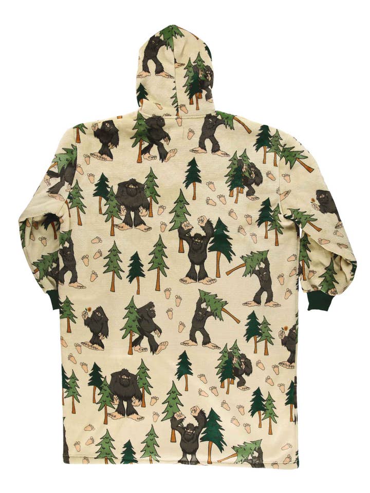 Lazy One - Wholesale Hoodie - Unisex - Sasquatch Blanket Hoodie1
