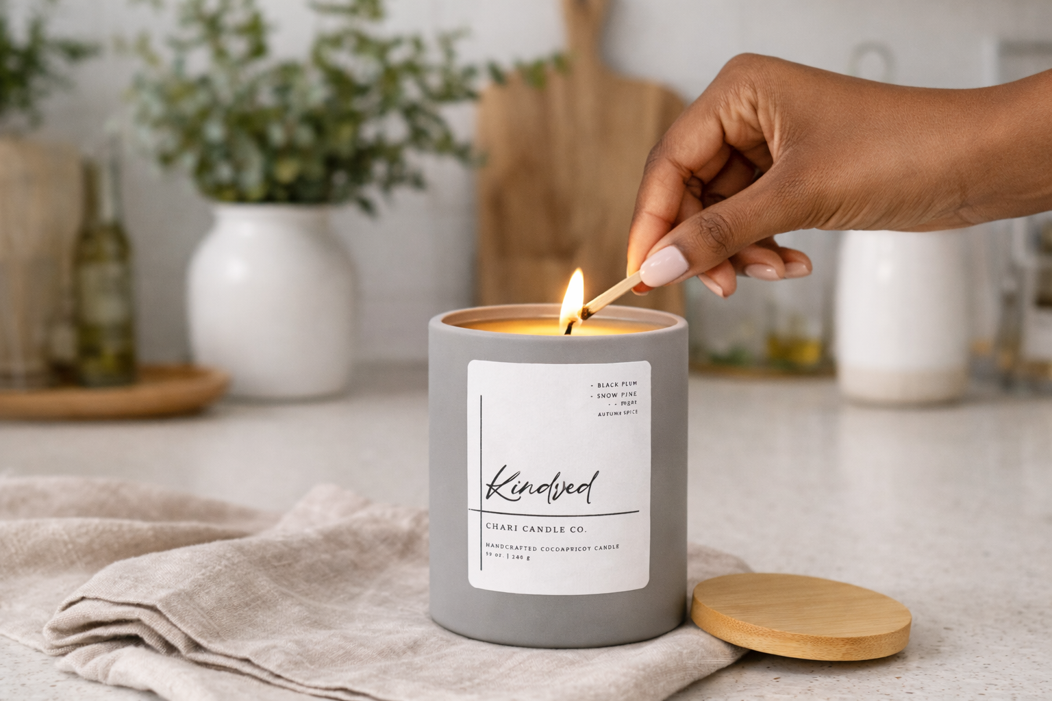 Chari Candle Co. - Wholesale Jar/Filled Candle - Kindred1