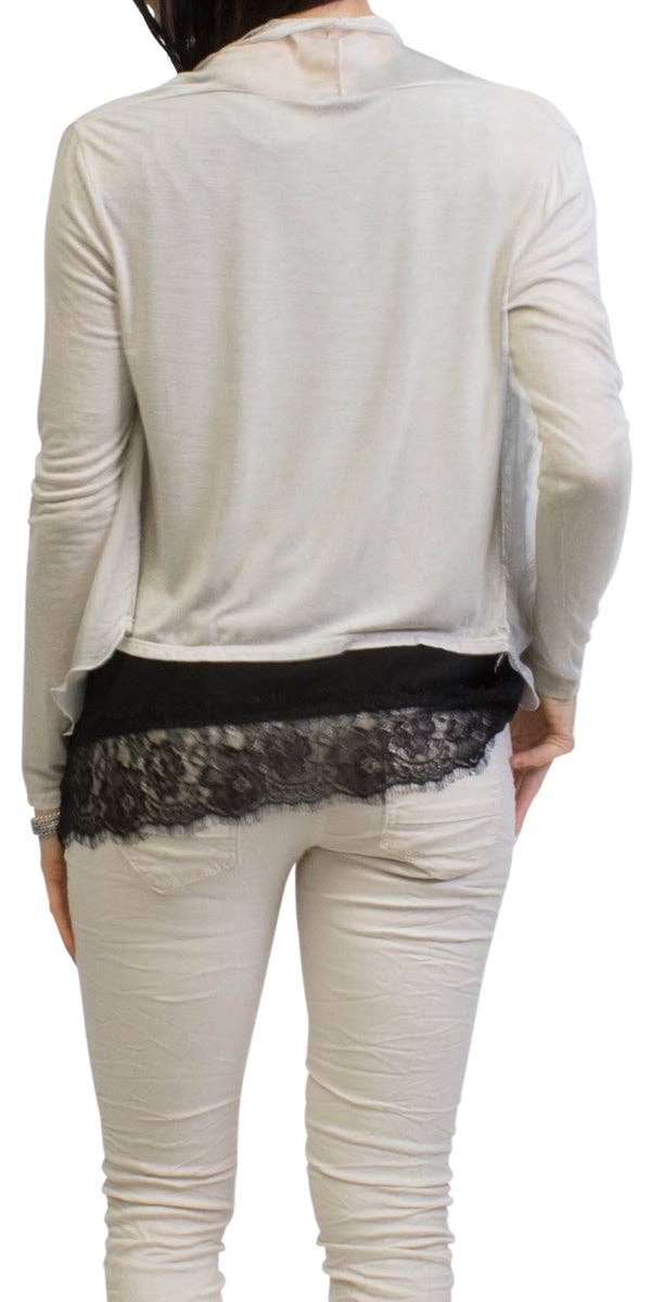 Gigi Moda - Wholesale Cardigan - Women's - Silk Front Cardigan38