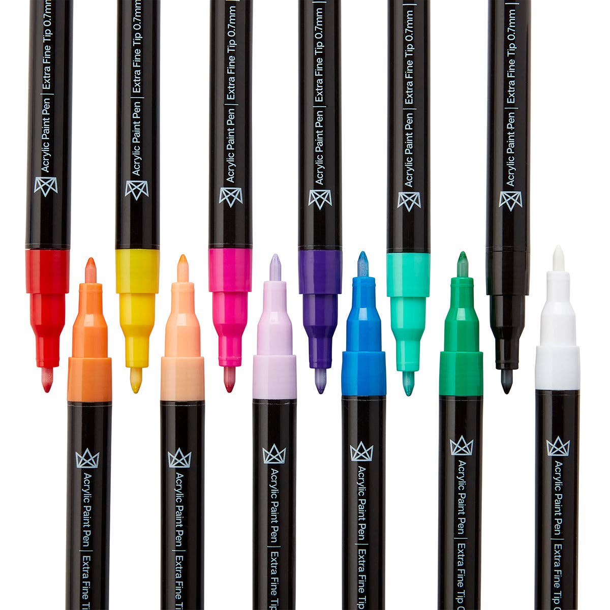 KINGART - Wholesale Marker - Acrylic Paint Pens Extra Fine - 12 Colors3
