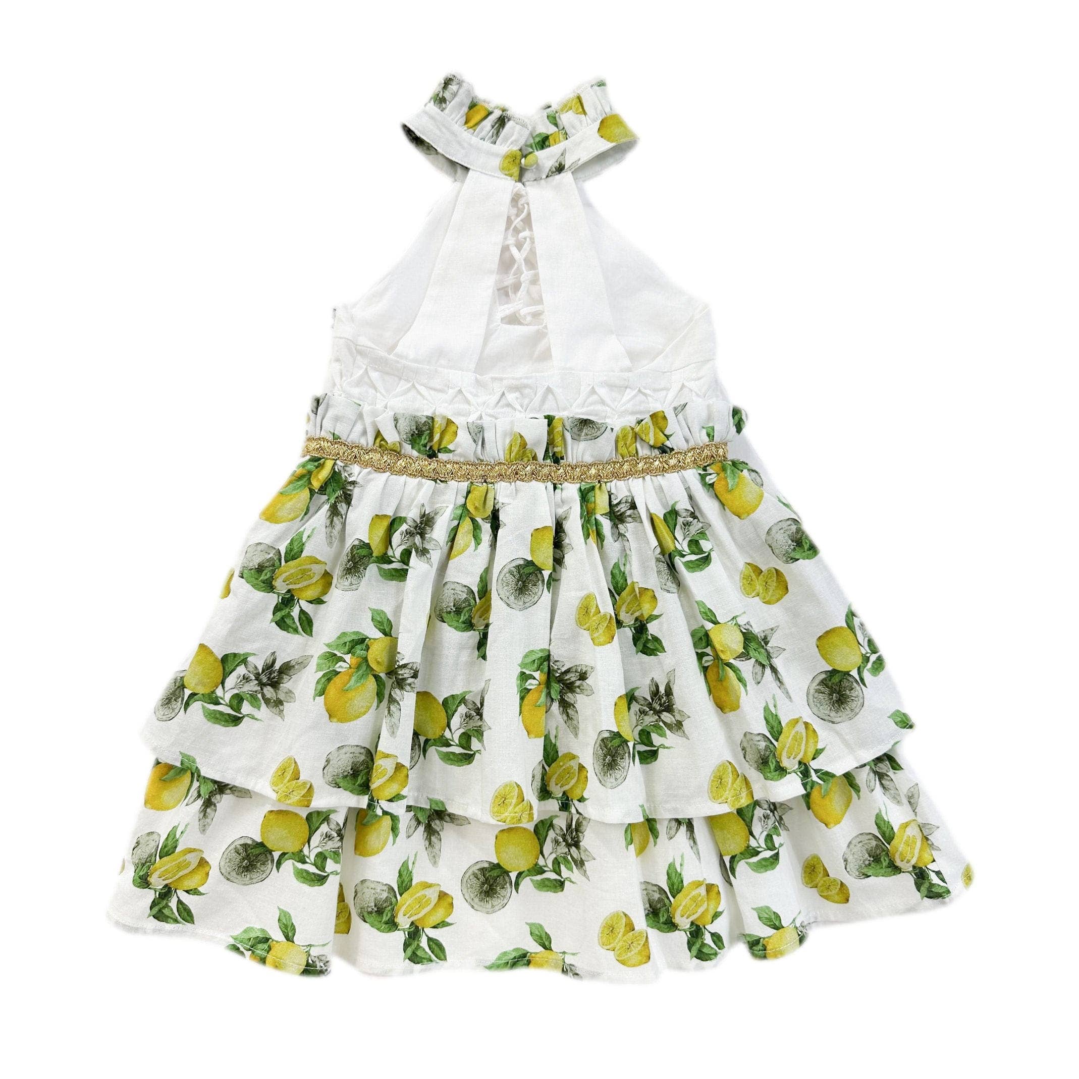Petite Maison Kids – wholesale Klänning – Barn – Amalfi Lemon Klänning2