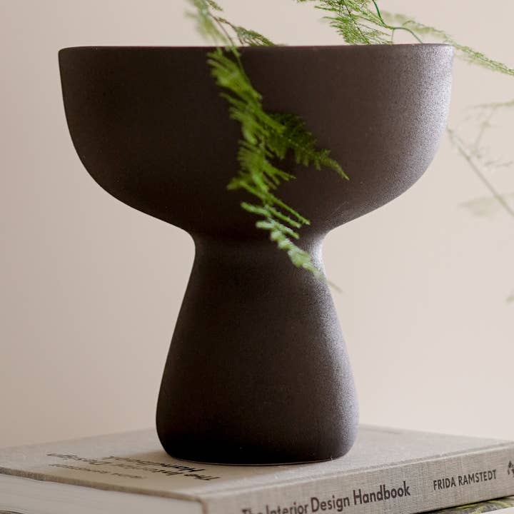 Håndlavet Keramisk Vase | Svampevase Dekorativt Objekt for engroshandel hos Beige & Stone