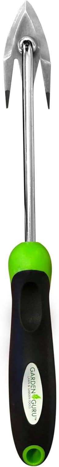 Garden Guru Lawn & Garden Tools - Vendita all'ingrosso Attrezzi da giardino - Attrezzo per sarchiatura delle radici con impugnatura ergonomica - Sarchiatrice in acciaio1