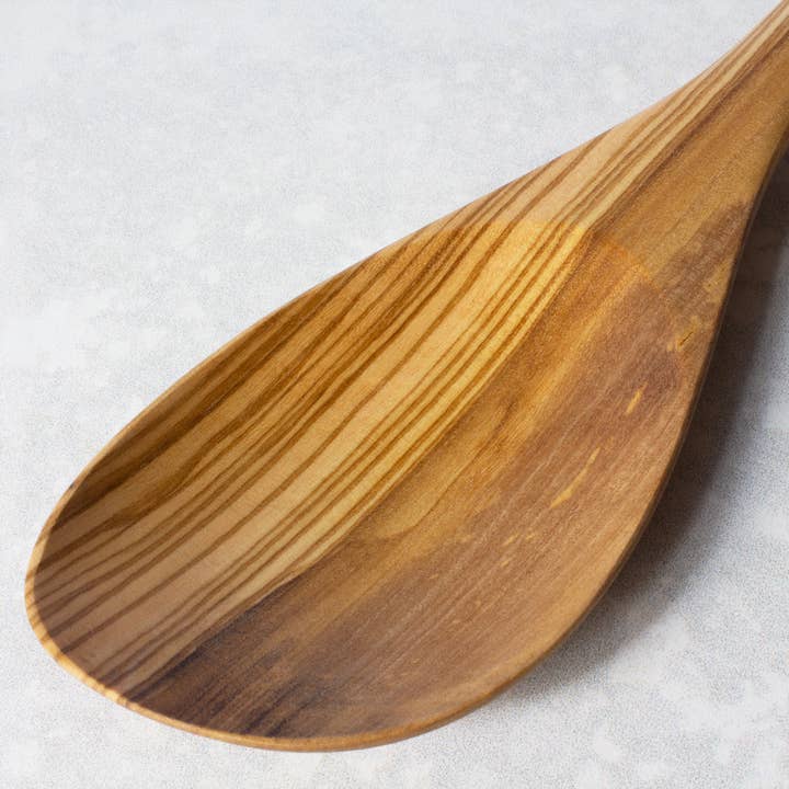 Totally Bamboo - Wholesale Kitchen Spoon - Rock & Branch® Olive Wood Cooking Spoon, Safe for Nonstick
