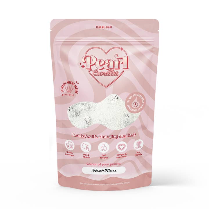 Velas de Perlas en Casa | Desorden Plateado para venta al por mayor de Pearl Candles