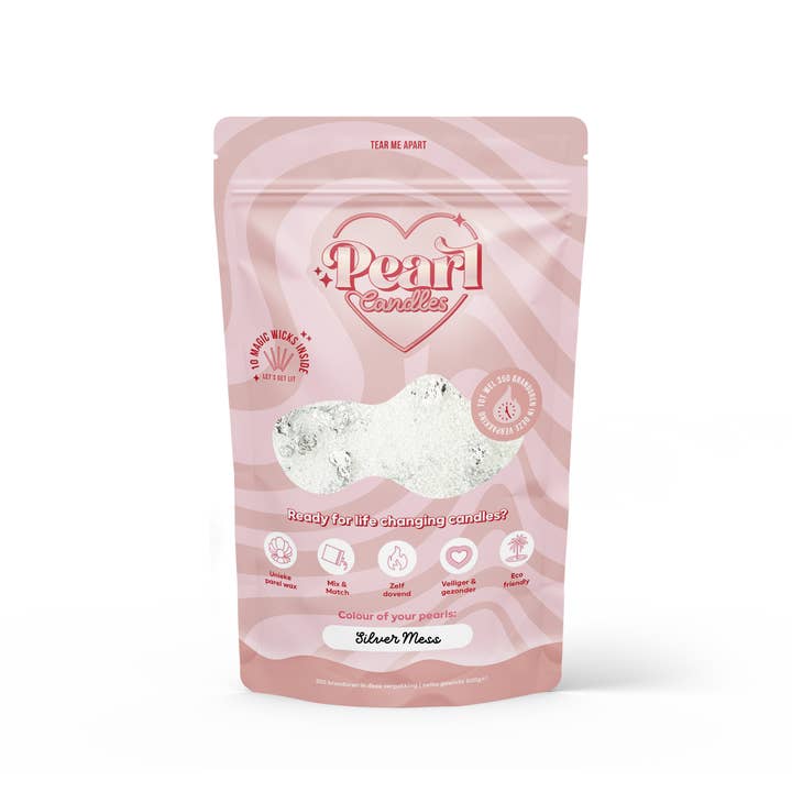 Pearl Candles at Home | Silver Mess for wholesale by Pearl Candles