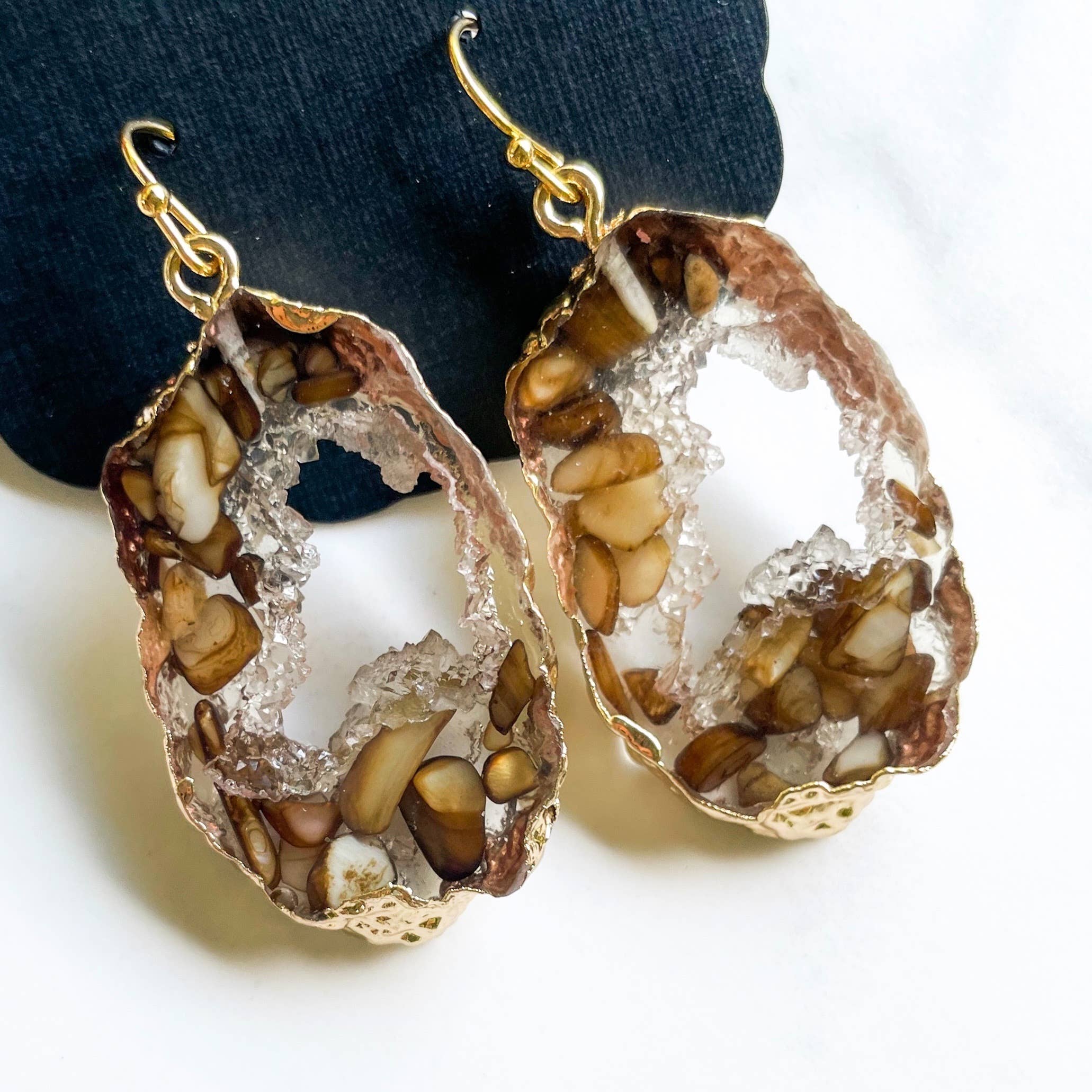 Dixie Bliss - Wholesale Dangle Earrings - Desert Geode3