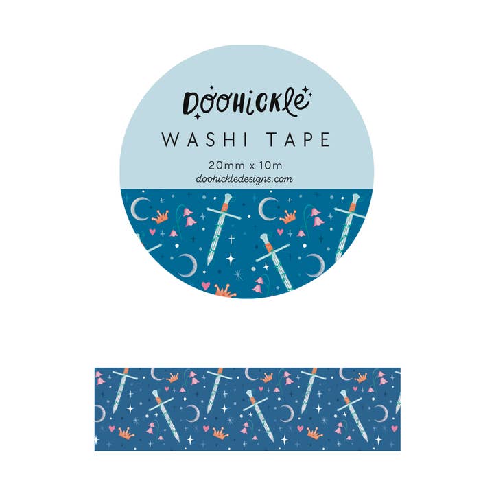 Romantasy Pattern Washi Tape for wholesale by Doohickle Designs