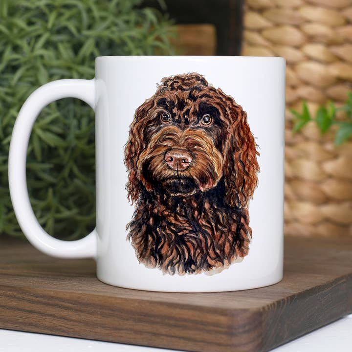 Cockapoo Mug for wholesale by DoodlecardsBoutique