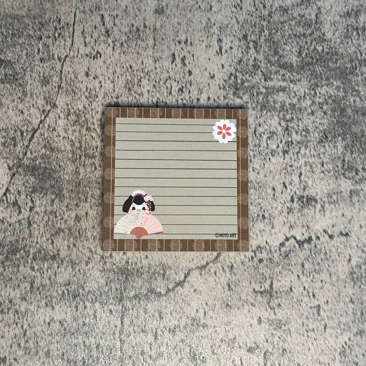 Bloc-notes Bon-E Fan pour la vente par Miyo Art Design