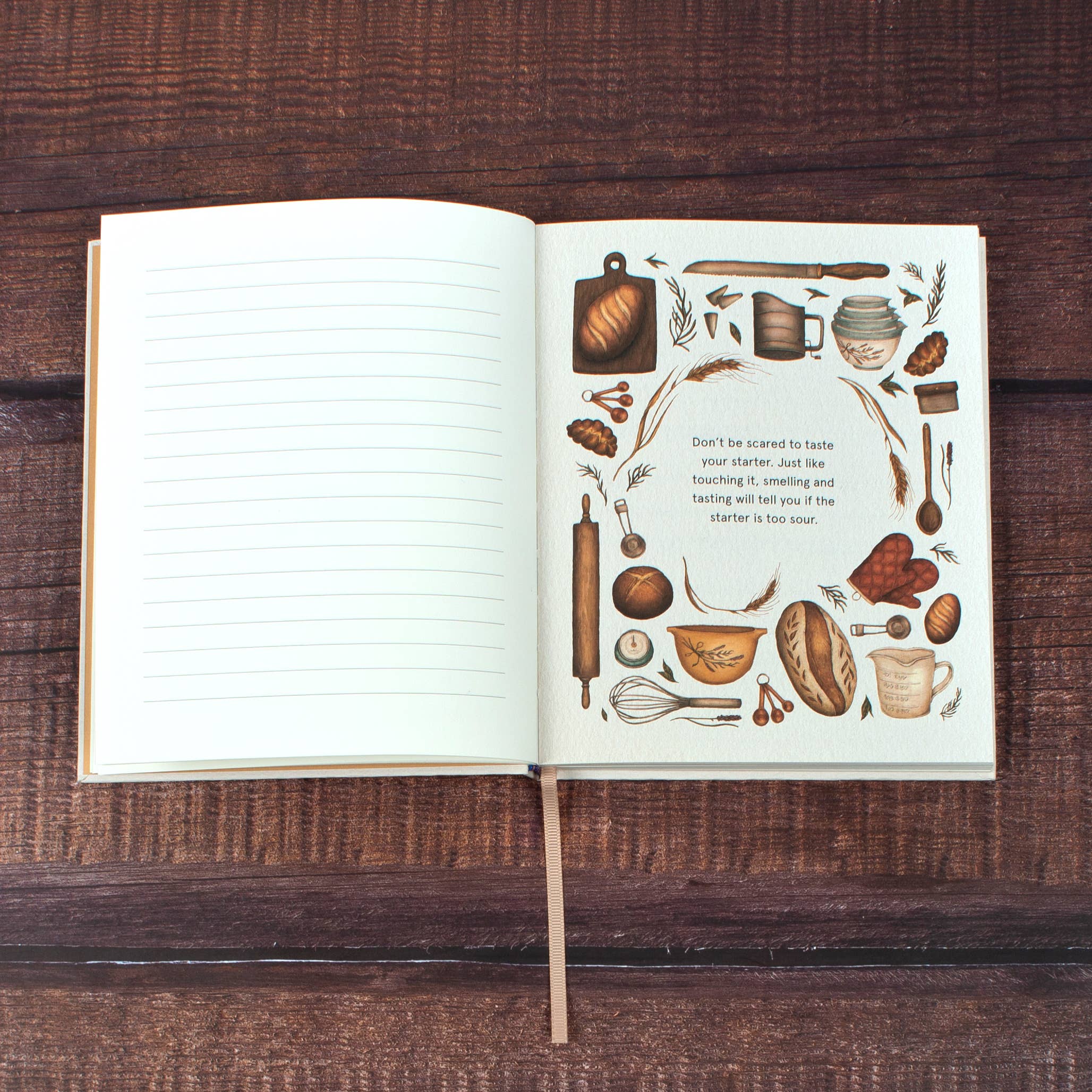 Chronicle Books - Wholesale Notebook - The Bread Baker's Notebook6